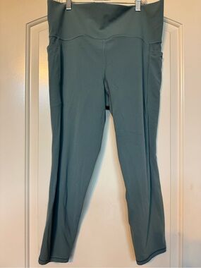 Athleta Slate Teal High-Rise Pocket Leggings